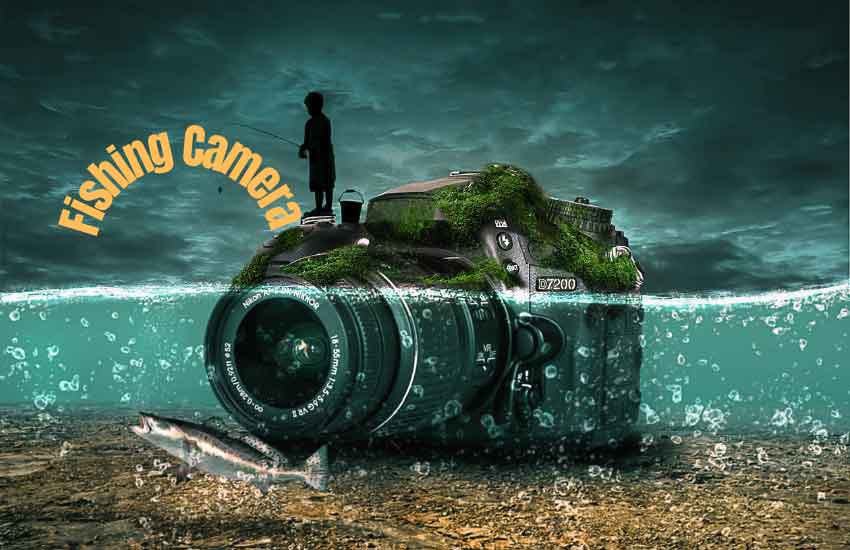 how to use underwater fishing camera