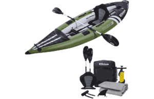 Elkton Outdoors Steelhead Inflatable Fishing Kayak Rating